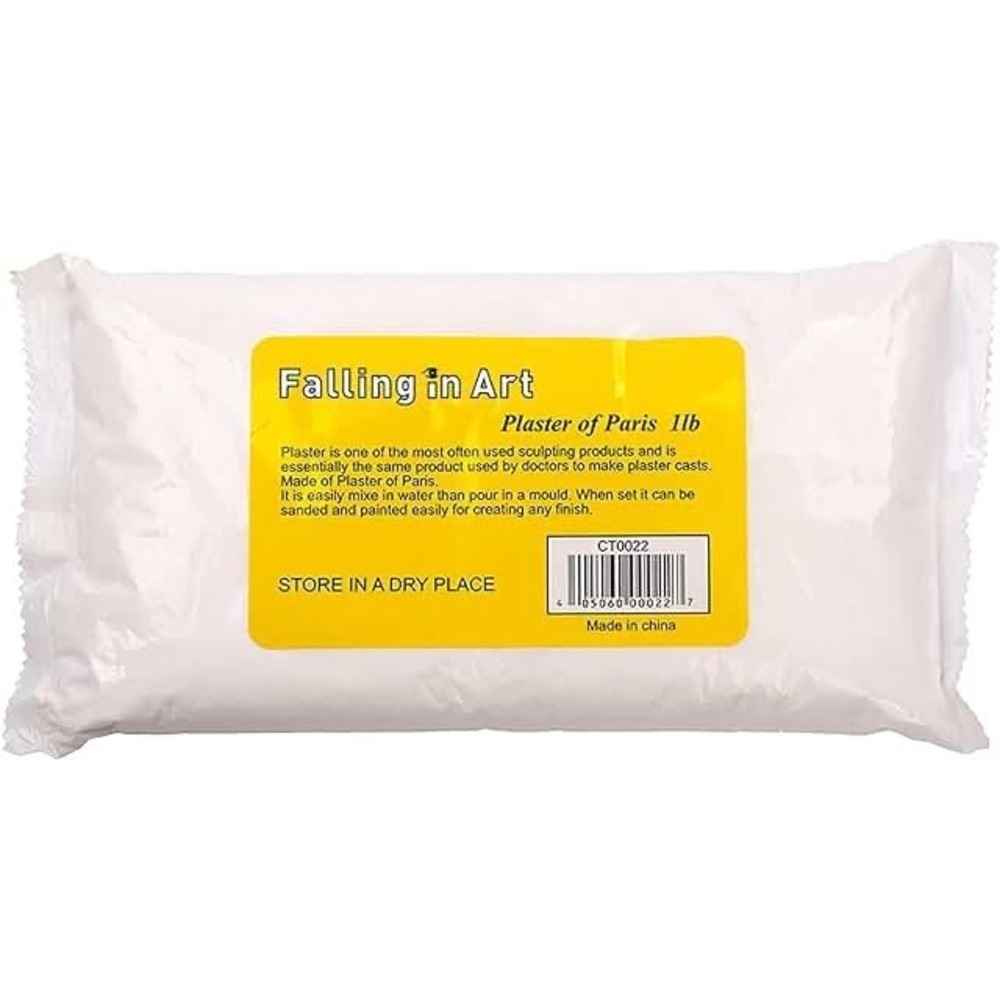 Falling In Art Plaster Of Paris 2lb. Crafts Mixed Media Art